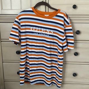 Guess Los Angeles striped shirt
